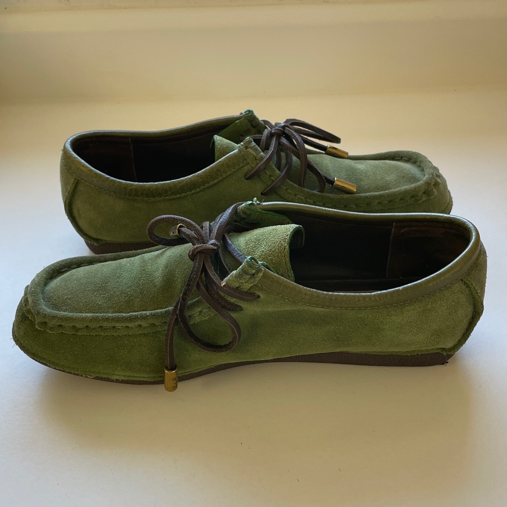 Lucky Brand Women’s Suede Wallabee Laced Moccasin - Picture 8 of 11